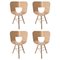 Natural Oak Tria Wood 3 Legs Chair by Colé Italia, Set of 4 1
