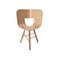Tria Wood 3 Legs Stuhl aus natürlicher Eiche von Colé Italia, 4er Set 4