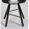 Black Open Pore Seat Tria Wood 4 Legs Chair by Colé Italia, Set of 4, Image 5