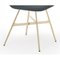 Anthrazite Tria Gold Upholstered Dining Chair by Colé Italia 5