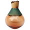Small Peach and Copper Patina India II Vessel by Pia Wüstenberg, Image 1