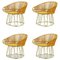 Honey Circo Lounge Chair by Sebastian Herkner, Set of 4 1