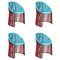 Blue Cartagenas Dining Chair by Sebastian Herkner, Set of 4 1