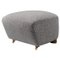 Grey Smoked Oak Sahco Zero the Tired Man Footstool from by Lassen 1