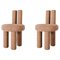 Chaises Salvador en Terracotta par Nelson Araujo, Set de 2 1