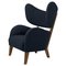 Blue Raf Simons Vidar 3 Smoked Oak My Own Chair Lounge Chair from by Lassen 1