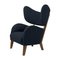 Blue Raf Simons Vidar 3 Smoked Oak My Own Chair Lounge Chair from by Lassen 2