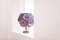 Anemone Hand-Painted Table Lamp I by Mirei Monticelli, Image 6
