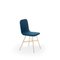 Chaises de Salle à Manger Blu Tria Dorées par Colé Italia, Set de 4 2