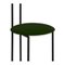 Black with High Back & Smraldo Velvet Frothy Joly Chairdrobe by Colé Italia 6