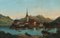 Pintura al óleo original de Gustav Adolf Gaupp, View of the Bergsee, 1889, Imagen 1