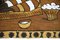 Arazzo africano, composizione originale in coperta di cotone, metà del XX secolo, Immagine 2