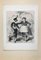 Litografia originale Alfred Grevin, The Greeting, fine XIX secolo, Immagine 1