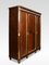 Armoire Compactum 3 Portes Vintage en Acajou 7