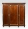 Vintage Mahogany 3-Door Compactum Wardrobe 1