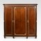 Vintage Mahogany 3-Door Compactum Wardrobe, Image 1