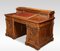 Vintage Gothic Revival Oak Desk in the Style of Dickens, Image 8