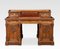 Vintage Gothic Revival Oak Desk in the Style of Dickens 1