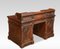 Vintage Gothic Revival Oak Desk in the Style of Dickens 11