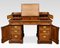 Vintage Gothic Revival Oak Desk in the Style of Dickens 7
