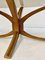 Table Basse Ovale Mid-Century Moderne en Verre et Bronze par Michel Mangematin 5