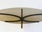 Mid-Century Modern Oval Coffee Table, Glass and Bronze by Michel Mangematin 4