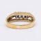 Ring aus 18 Karat Gelbgold mit 3 Diamanten von 0,21 ctw, 1960er 4