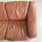 Danish Brown Leather Corner Sofa from Stouby, 1970s 5
