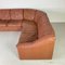 Danish Brown Leather Corner Sofa from Stouby, 1970s, Image 6
