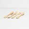 Traditional Wooden Pastoral Primitive Carved Fork and Spoon, Set of 4, Image 6