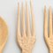 Traditional Wooden Pastoral Primitive Carved Fork and Spoon, Set of 4, Image 18