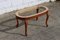 Vintage French Marble & Wood Coffee Table 10