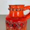 Jarrón alemán Fat Lava de cerámica de Bay Ceramics, años 70, Imagen 8