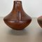 Vintage Fat Lava Pottery Vases by Heinz Siery for Carstens Tönnieshof, 1970s, Set of 2 16
