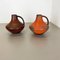 Vintage Fat Lava Pottery Vases by Heinz Siery for Carstens Tönnieshof, 1970s, Set of 2 2