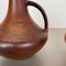 Vintage Fat Lava Pottery Vases by Heinz Siery for Carstens Tönnieshof, 1970s, Set of 2 7