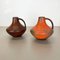 Vintage Fat Lava Pottery Vases by Heinz Siery for Carstens Tönnieshof, 1970s, Set of 2 4