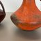 Vintage Fat Lava Pottery Vases by Heinz Siery for Carstens Tönnieshof, 1970s, Set of 2 11