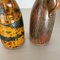 Mehrfarbige Fat Lava Vasen aus Keramik von Scheurich, 1970er, 2er Set 16
