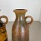 Multi-Color Pottery Fat Lava Vases from Scheurich, 1970s, Set of 2, Image 10