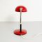 Mid-Century Italian Modern Red Metal Table Lamp, 1960s, Image 8