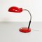 Mid-Century Italian Modern Red Metal Table Lamp, 1960s 3