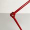 Mid-Century Italian Modern Red Metal Table Lamp with Clamp, 1960s, Image 7