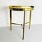 Mid-Century Italian Brass and Glass Console, 1950s 7