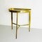 Mid-Century Italian Brass and Glass Console, 1950s, Image 4