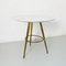 Mid-Century Modern Italian Round Marble & Brass Coffee Table, 1960s 5