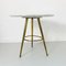 Mid-Century Modern Italian Round Marble & Brass Coffee Table, 1960s 4