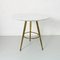 Runder italienischer Mid-Century Modern Couchtisch aus Marmor & Messing, 1960er 2