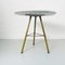 Italian Mid-Century Modern Round Marble and Brass Coffee Table, 1960s 4