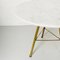 Italian Mid-Century Modern Round Marble and Brass Coffee Table, 1960s 8